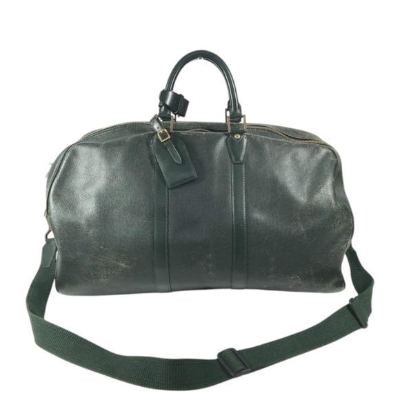 LOUIS VUITTON M30114 Taiga Kendall GM Handbag Travel Bag Boston Leather Me...